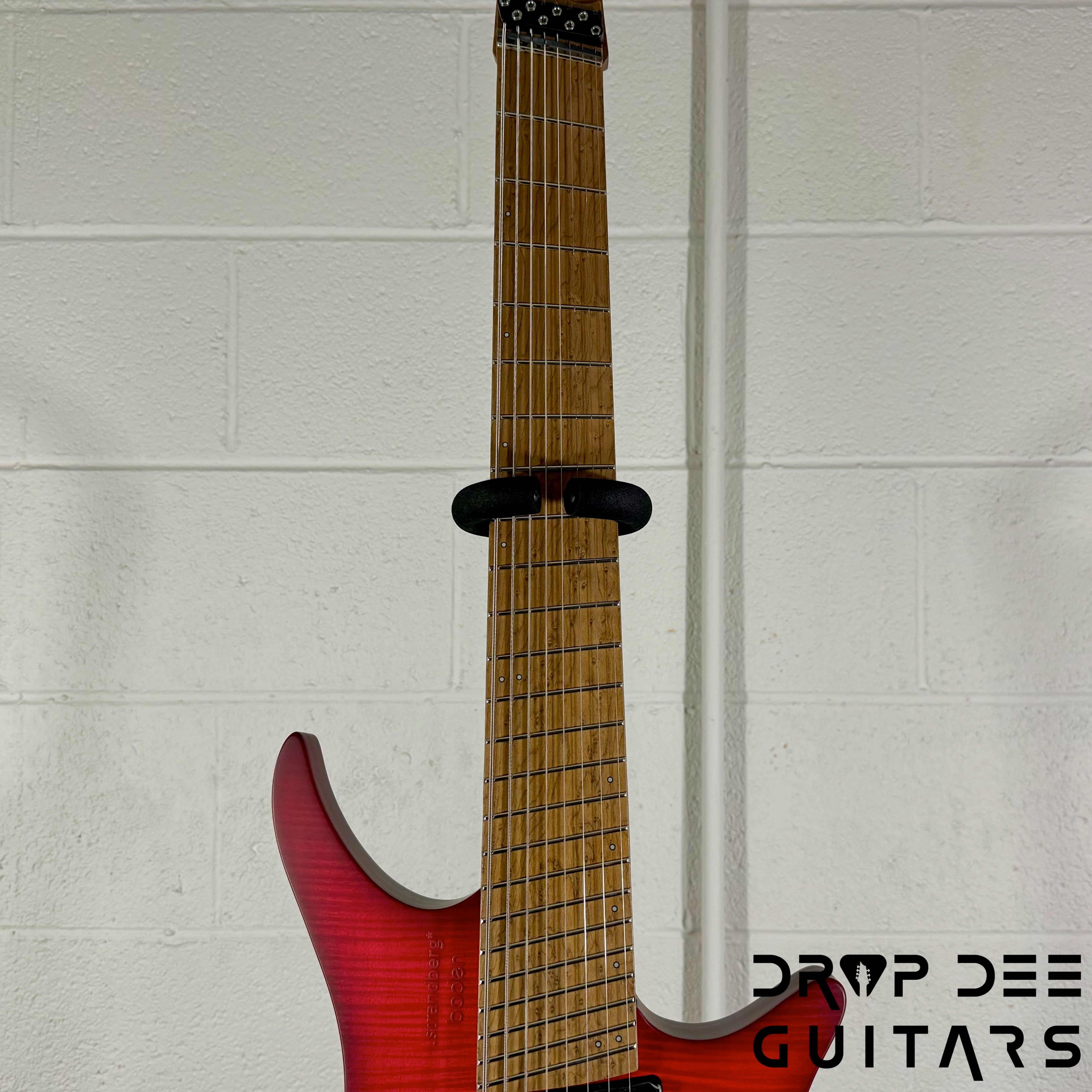 Strandberg Boden Original N2.8 8-String Multiscale Headless Electric Guitar w/ Bag - Sunset Coral Burst Satin