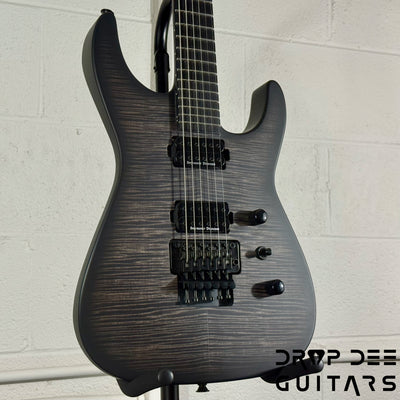 Jackson Custom Shop Soloist FR FMT Electric Guitar w/ Case - Trans Black Burst