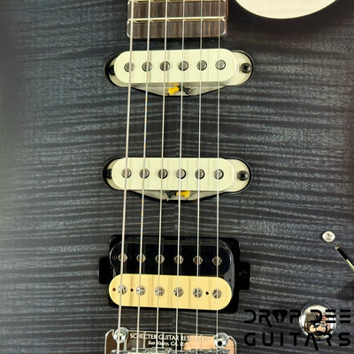 Schecter USA Custom Shop Sunset Custom-II HSS Electric Guitar w/ Case - Trans Black