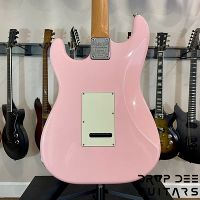 Schecter Custom Shop Traditional Wembley HSS Electric Guitar w/ Case - Shell Pink Aged Nitro