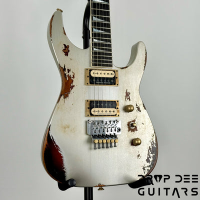 Jackson USA Custom Shop Special Edition Soloist Electric Guitar w/ Case - Inca Silver Over 3 Tone Sunburst