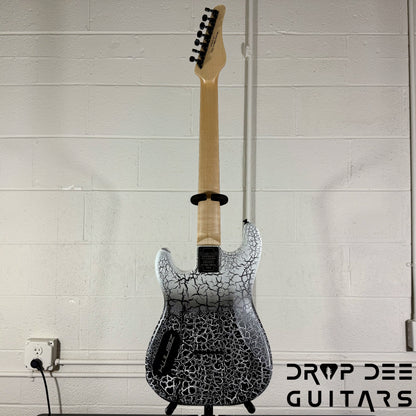 Schecter USA Custom Shop John Browne Signature Zenith 7 Baritone 7-String Electric Guitar w/ Case - Fracture White