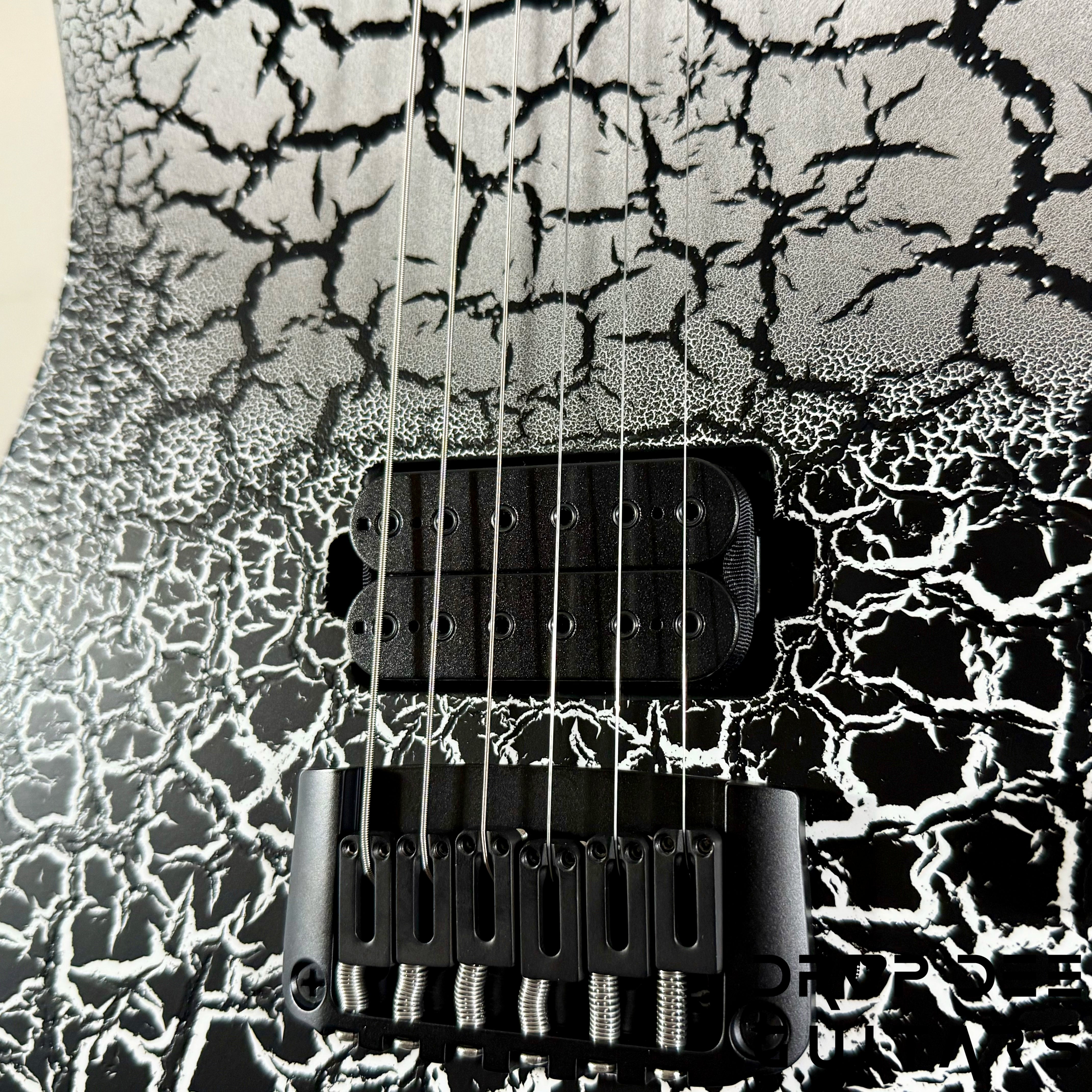 Schecter USA Custom Shop John Browne Signature Zenith Electric Guitar w/ Case - Fracture White