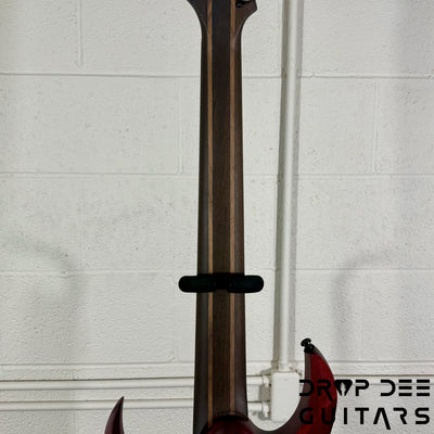 Ibanez Standard RGD721FA Baritone 7-String Electric Guitar - Stained Wine Red Burst Flat