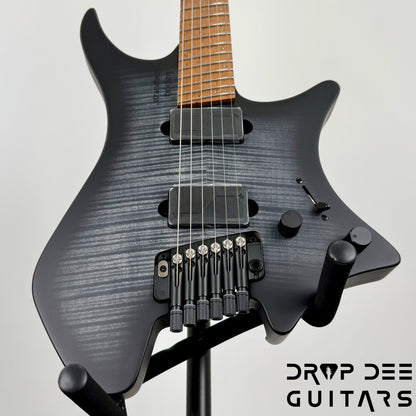 Strandberg Boden Original N2.6T Tremolo Multiscale Headless Electric Guitar w/ Bag - Black Denim Burst Satin