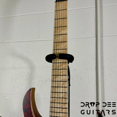 Mayones Duvell Elite 7 7-String Electric Guitar w/ Case - Red/Black Fade