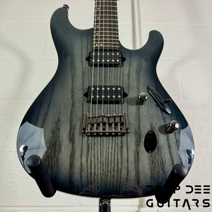 Ibanez Prestige S6621AH Electric Guitar w/ Case - Transparent Gray Burst