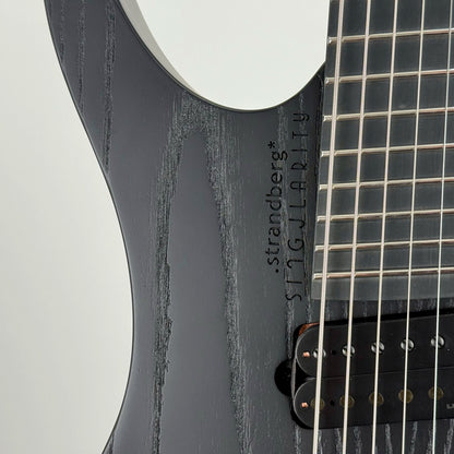 Strandberg Boden Singularity NX 7 Pitch Black 7-String Multiscale Headless Electric Guitar w/ Bag - Pitch Black