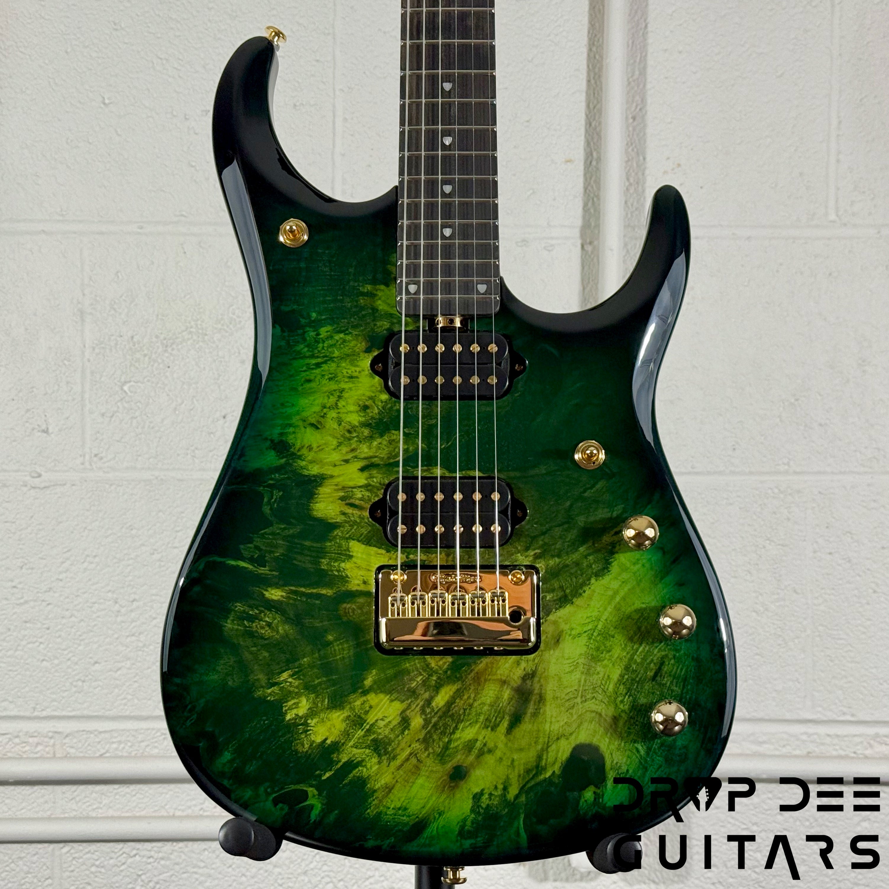Ernie Ball Music Man BFR JP15 Electric Guitar w/ Case - Toxic Sludge