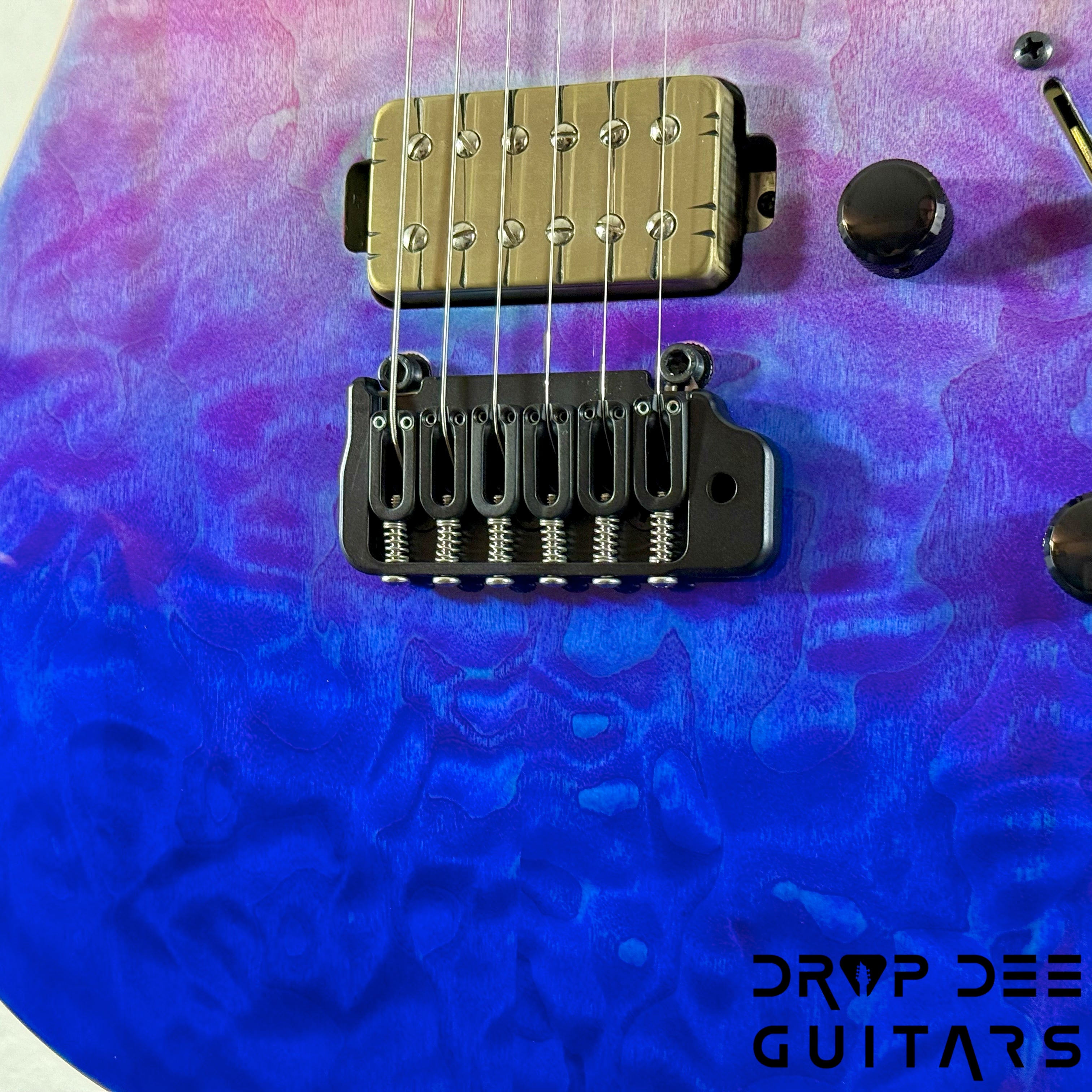 ESP E-II M-II HST QM Electric Guitar w/ Case - Indigo Purple Fade