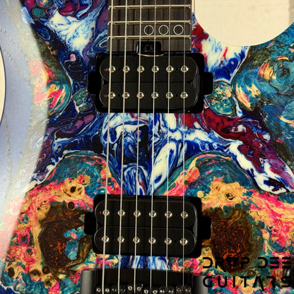 Schecter Custom Shop Sunset Extreme 6 Electric Guitar w/ Case - Stabilized Top