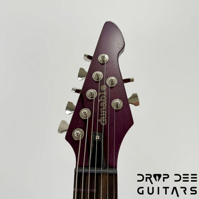 Dunable USA Custom Shop Asteroid 7 7-String Electric Guitar w/ Case - Trans Purple