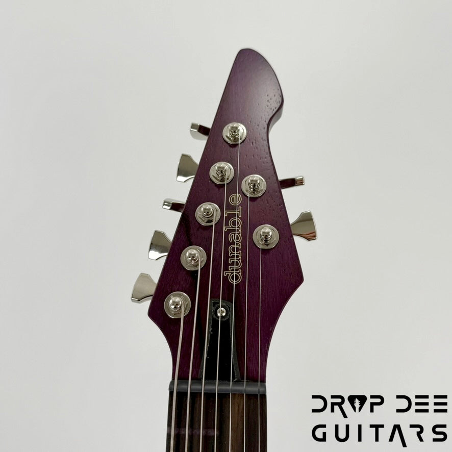 Dunable USA Custom Shop Asteroid 7 7-String Electric Guitar w/ Case - Trans Purple