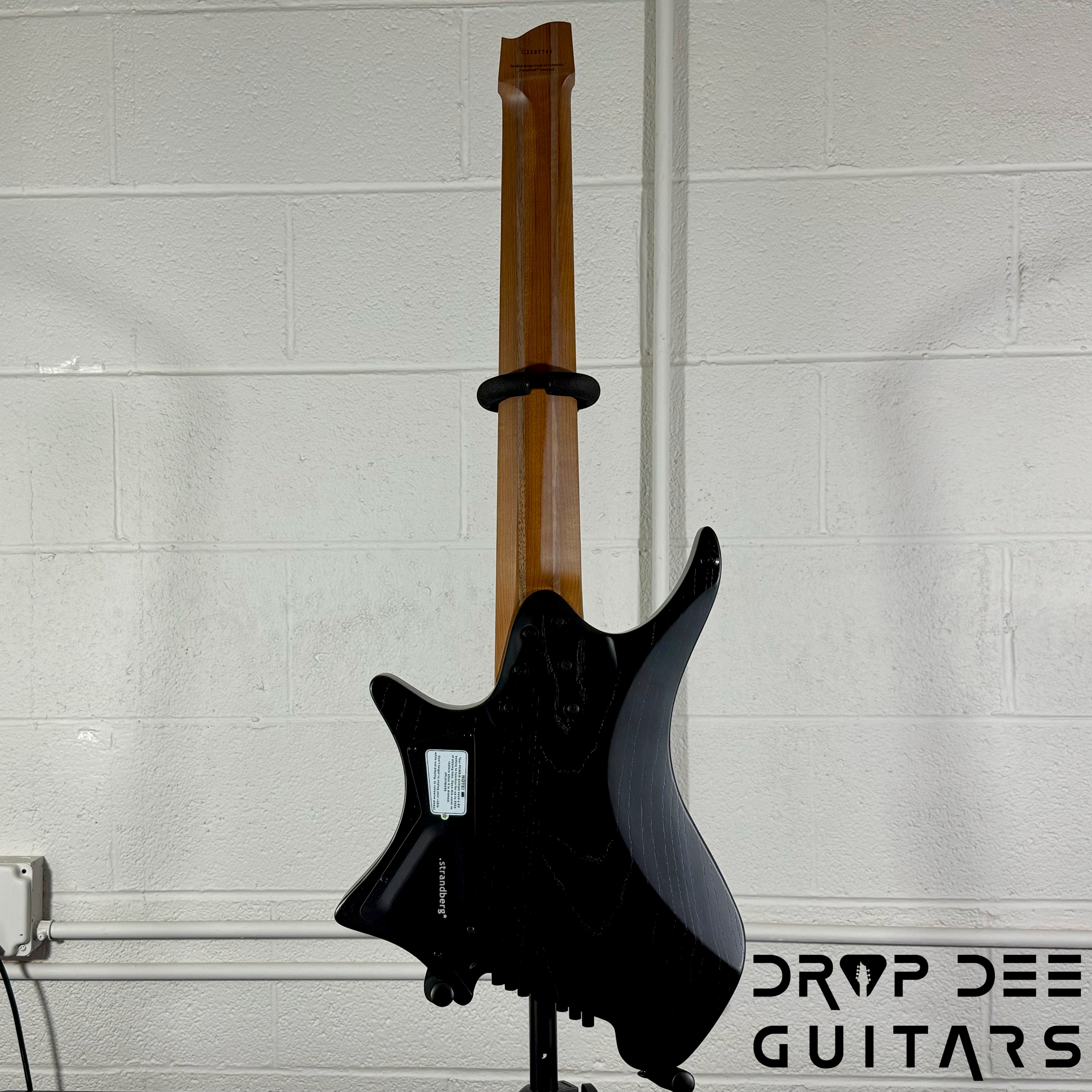 Strandberg Boden Original N2.8 8-String Multiscale Headless Electric Guitar w/ Bag - Black Denim Burst Satin