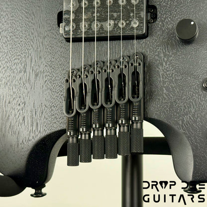 Ibanez Q Series QX52B Multiscale Headless Electric Guitar w/ Bag - Weathered Black