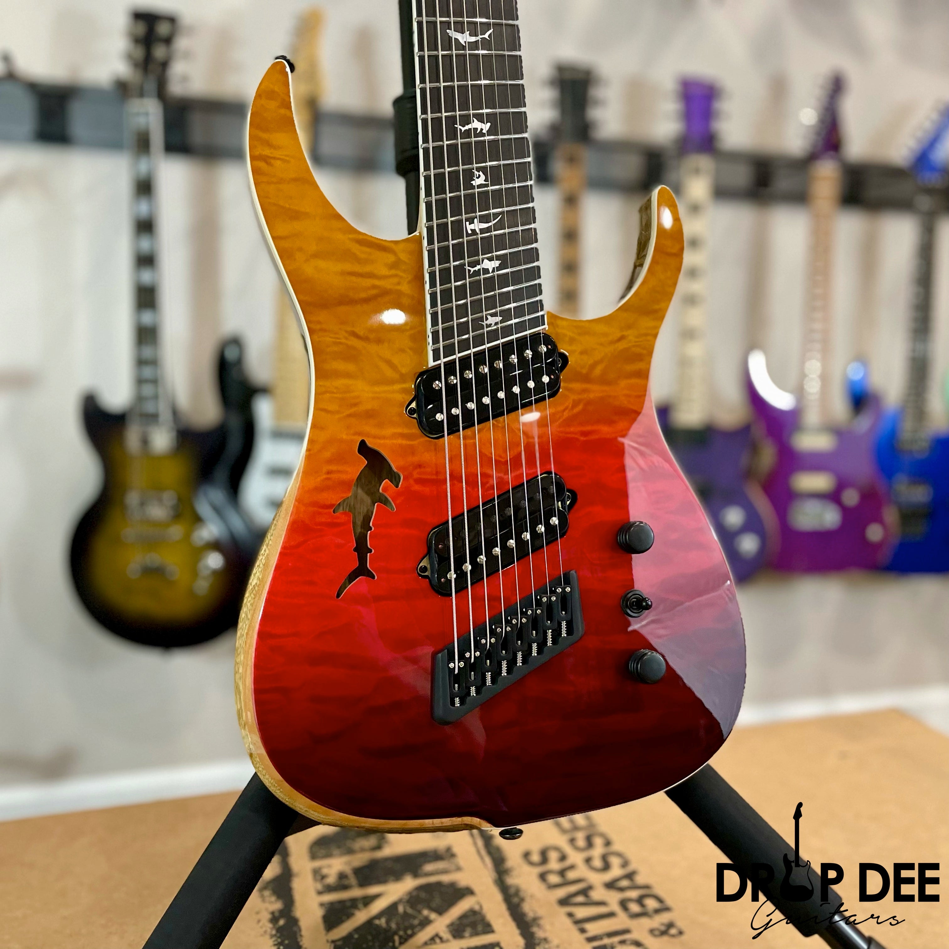 Ormsby Hype GTR Limited Edition Shark 8-String Electric Guitar w/ Bag