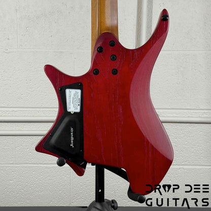 Strandberg Boden Original N2.7 7-String Multiscale Headless Electric Guitar w/ Bag - Sunset Coral Burst Satin