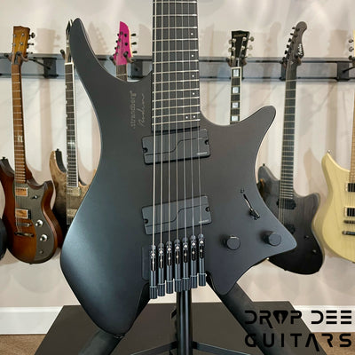 Strandberg Boden Metal NX 7 Multiscale Headless 7-String Electric Guitar w/ Bag - Black Granite