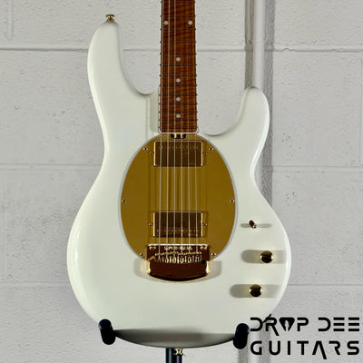 Ernie Ball Music Man Cory Wong StingRay II Deluxe Electric Guitar w/ Case - Polaris White