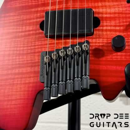 Strandberg Boden Original N2.6 Multiscale Headless Electric Guitar w/ Bag - Sunset Coral Burst Satin