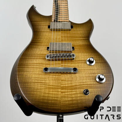 Dunable USA Custom Shop Cyclops 7 7-String Electric Guitar w/ Case - Smoke Burst