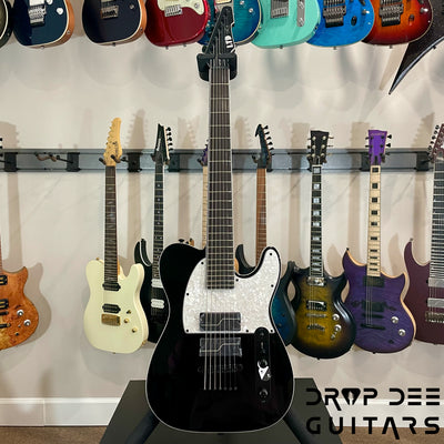 ESP LTD Stephen Carpenter Signature SCT-607 Baritone 7-String Electric Guitar w/ Case (1598) - Black