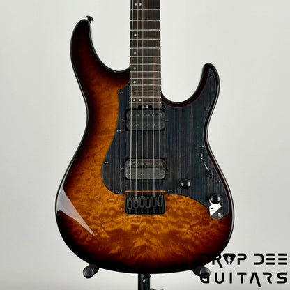 ESP LTD SN-1000HT QM Electric Guitar - Dark Brown Sunburst