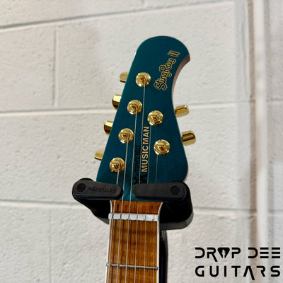 Ernie Ball Music Man Cory Wong StingRay II Deluxe Electric Guitar w/ Case - Pine Green