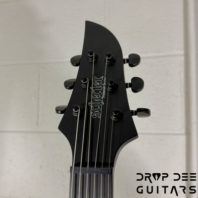Schecter Diamond Series Keith Merrow KM-6 MK-III EX Baritone Electric Guitar - Satin Black Open Pore