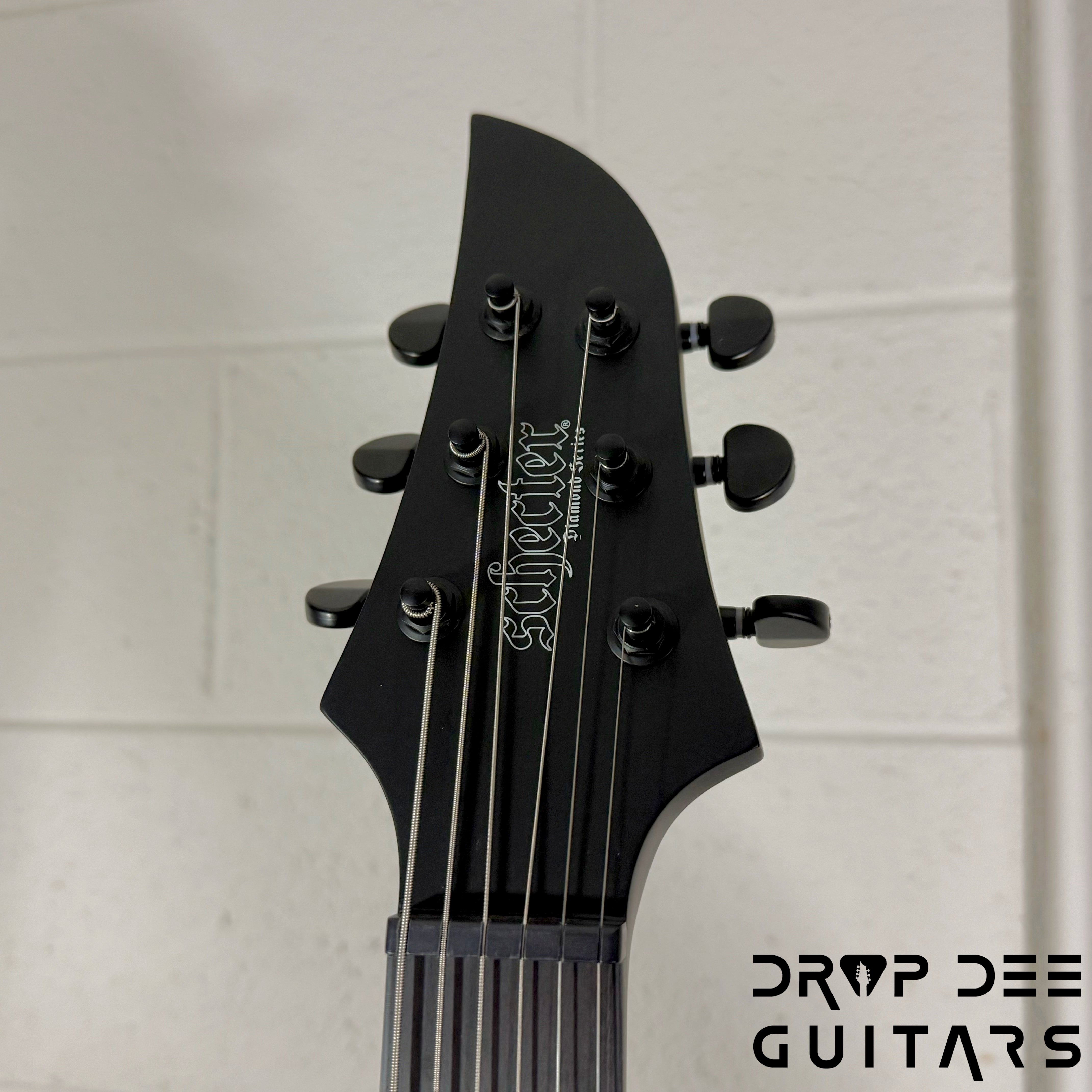 Schecter Diamond Series Keith Merrow KM-6 MK-III EX Baritone Electric Guitar - Satin Black Open Pore