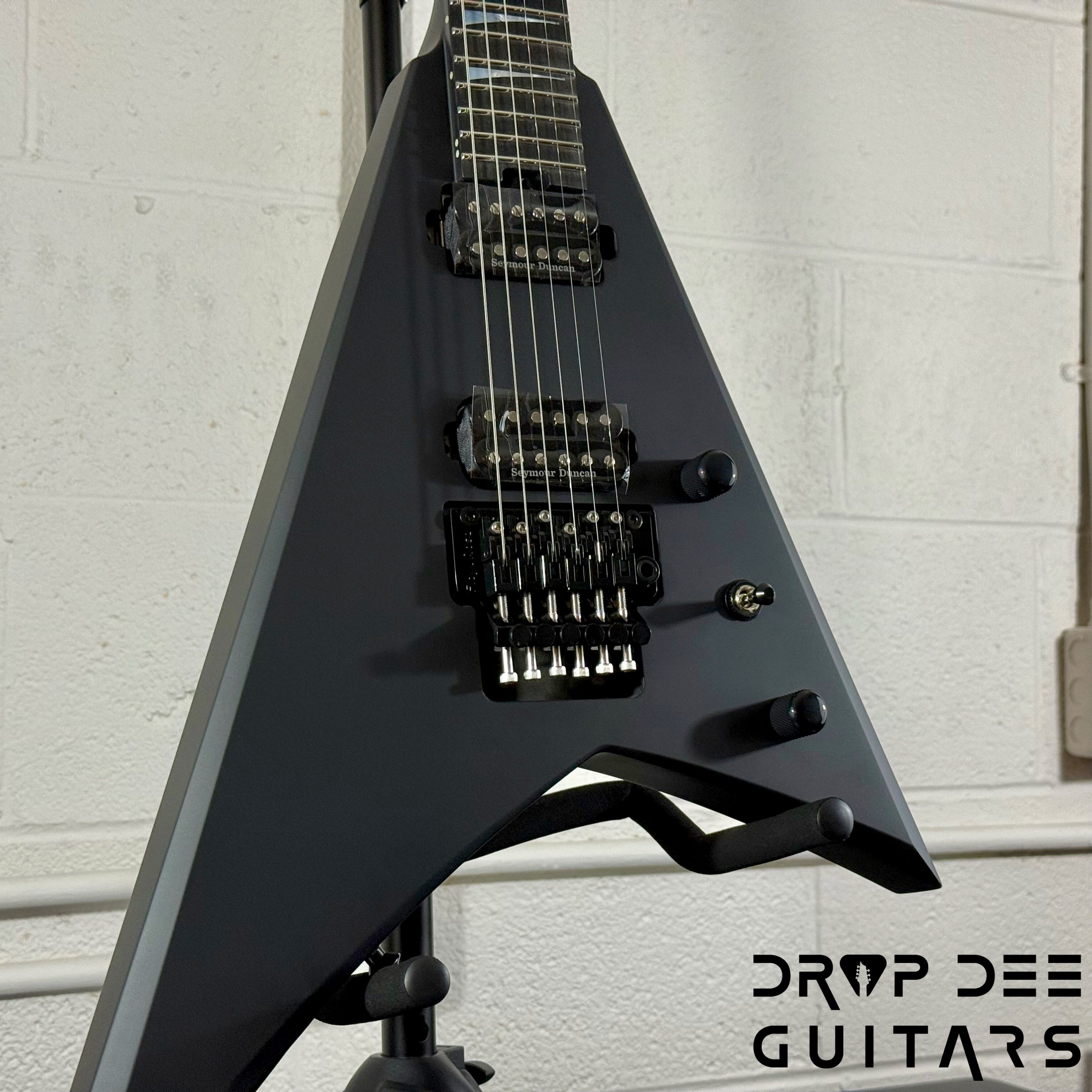 Jackson American Series Rhoads RR24 Electric Guitar w/ Case - Satin Black