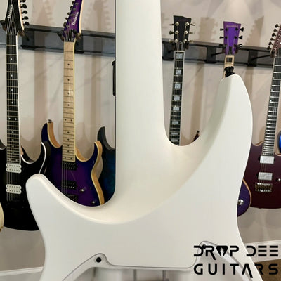 Aristides 070SR Multiscale 7-String Electric Guitar w/ Bag - Rustic White