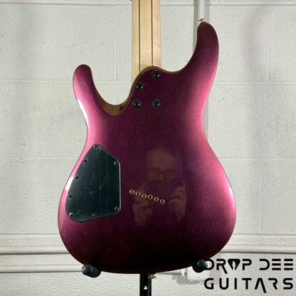 Ibanez Axe Lab Design SML721 Multi-Scale Electric Guitar - Rose Gold Chameleon