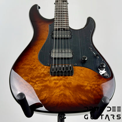 ESP LTD SN-1000HT QM Electric Guitar - Dark Brown Sunburst