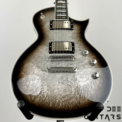 ESP Original Series Eclipse Custom Electric Guitar w/ Case - Silver Liquid Metal Burst