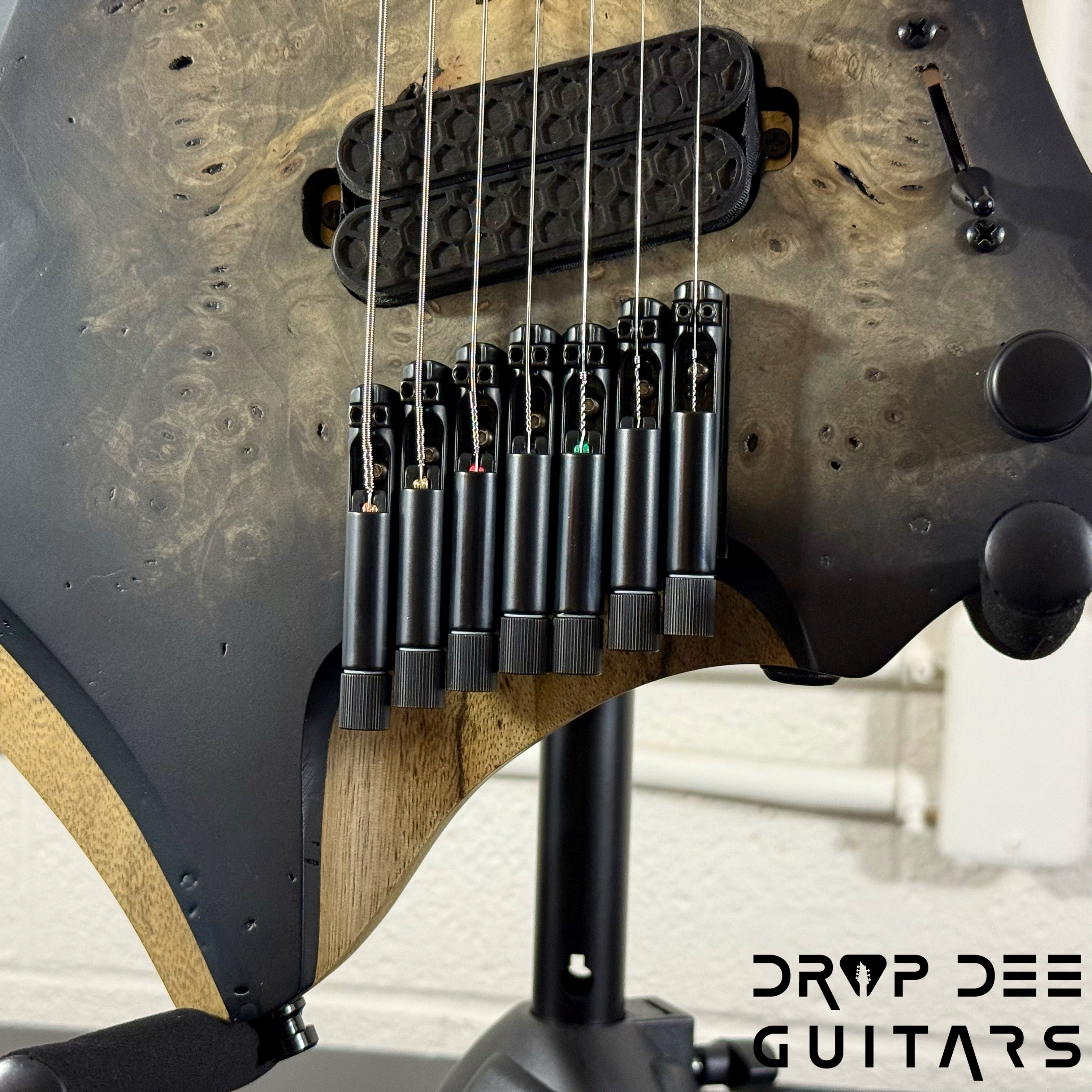 Ronciswall Vapor 7 Multiscale Headless 7-String Electric Guitar w/ Bag - Black Burst