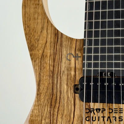 Infinia Ceres 7 Baritone 7-String Electric Guitar w/ Bag - Natural