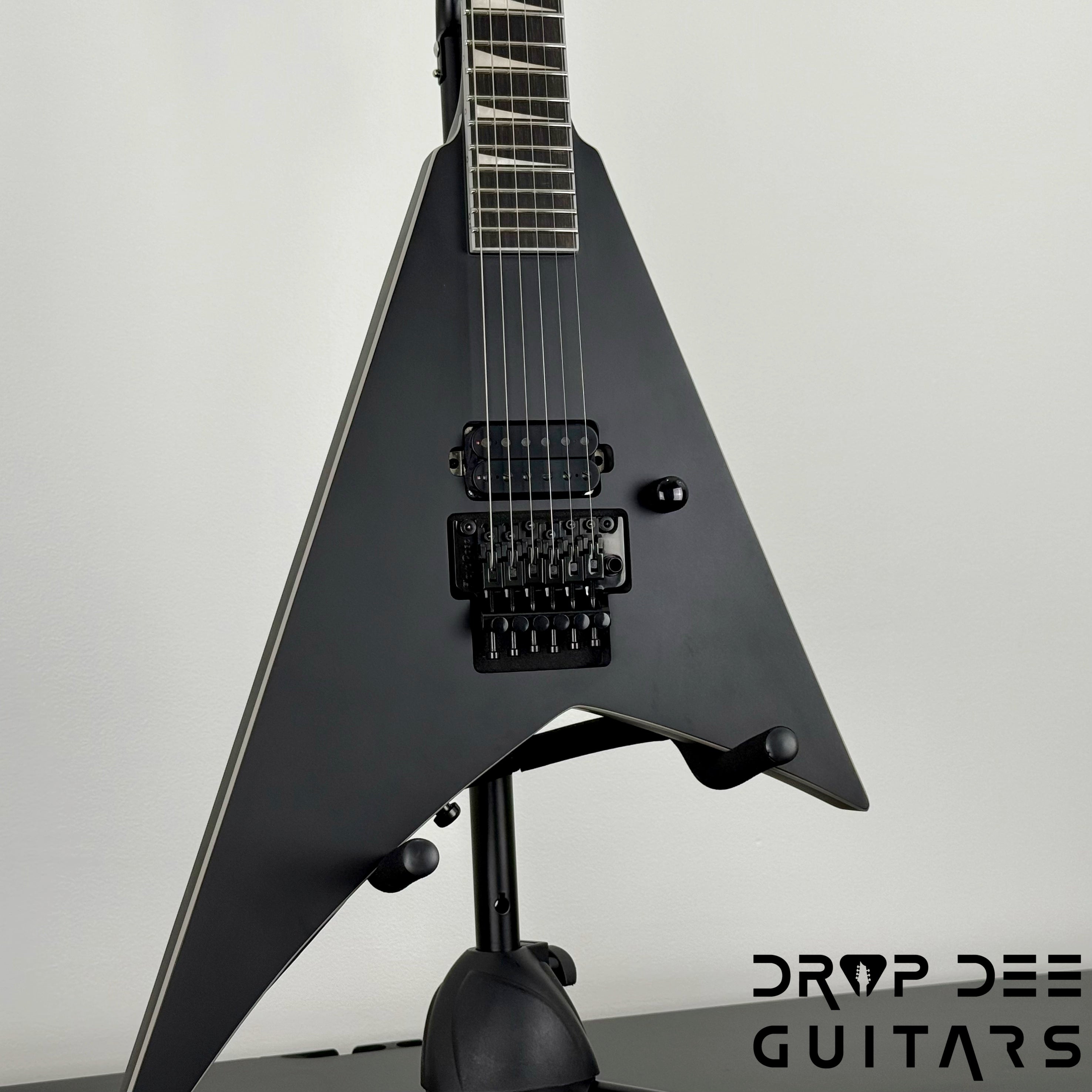 Jackson Pro Plus Pure Metal Limited Edition Rhoads RR1A Electric Guitar w/ Bag - Satin Black