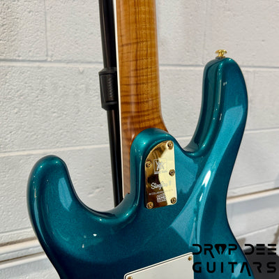 Ernie Ball Music Man Cory Wong StingRay II Deluxe Electric Guitar w/ Case - Pine Green