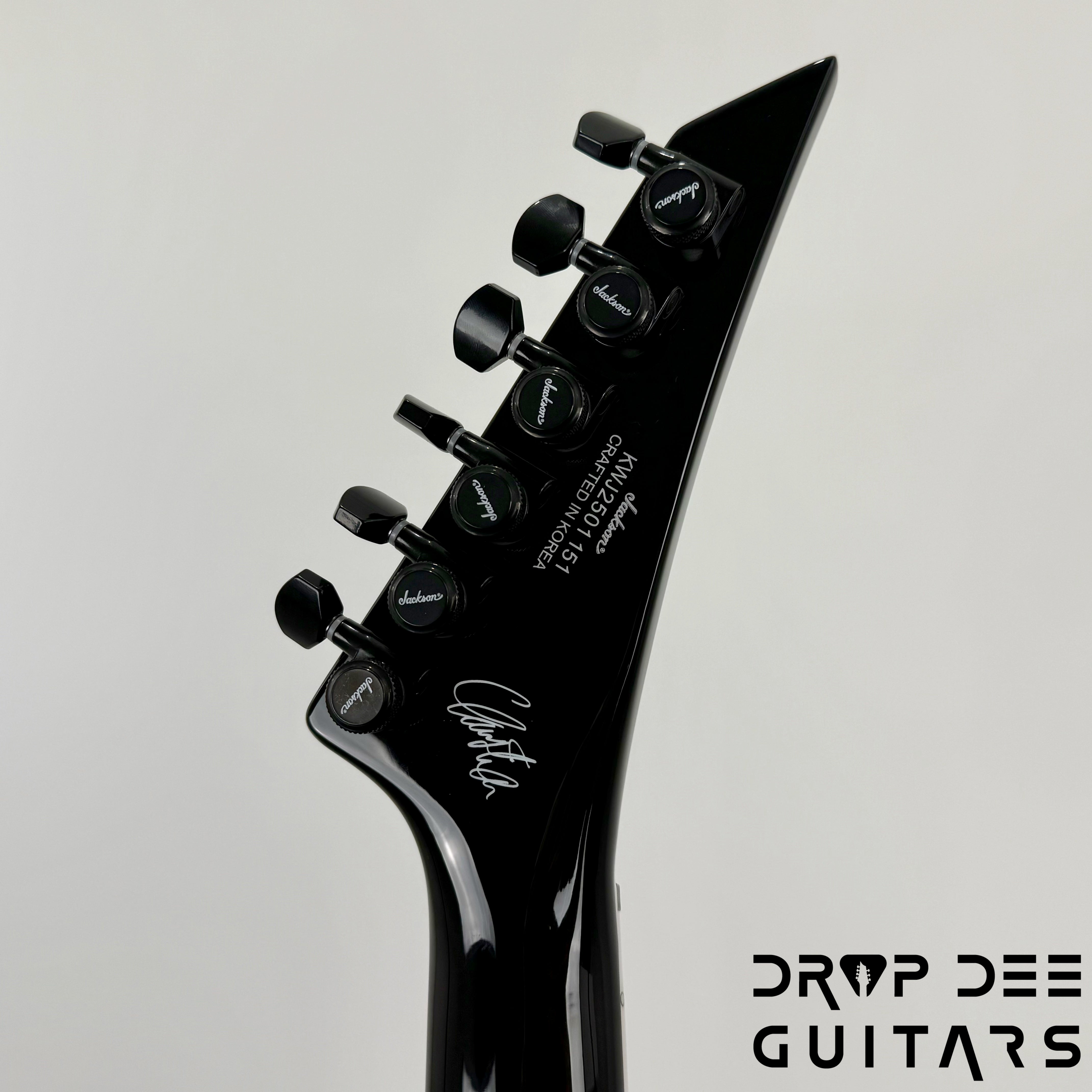 Jackson Pro Plus Series Signature Christian Andreu Rhoads RR24 EVTN6 Electric Guitar w/ Case - Black  with White Bevels
