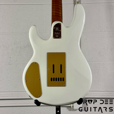 Ernie Ball Music Man Cory Wong StingRay II Deluxe Electric Guitar w/ Case - Polaris White
