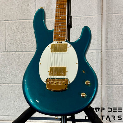 Ernie Ball Music Man Cory Wong StingRay II Deluxe Electric Guitar w/ Case - Pine Green