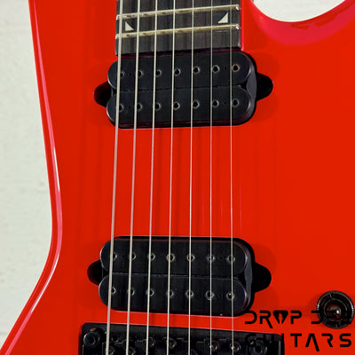 Jackson Pro Series Dave Davidson Signature WR7 Baritone 7-String Electric Guitar w/ Bag - Ferrari Red