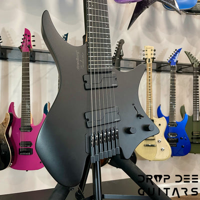Strandberg Boden Metal NX 7 Multiscale Headless 7-String Electric Guitar w/ Bag - Black Granite
