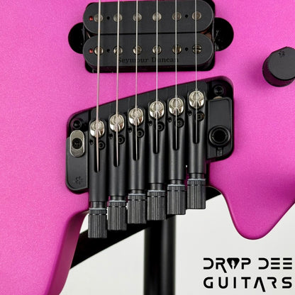 Strandberg Boden Standard N2.6T Tremolo Multiscale Headless Electric Guitar w/ Bag - Electric Fuchsia Metallic