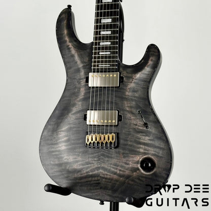 Mayones Regius Core 7 7-String Electric Guitar w/ Case - Antique Black Matt