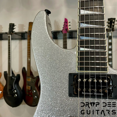 Jackson Custom Shop Soloist FR Electric Guitar w/ Case - Silver Sparkle