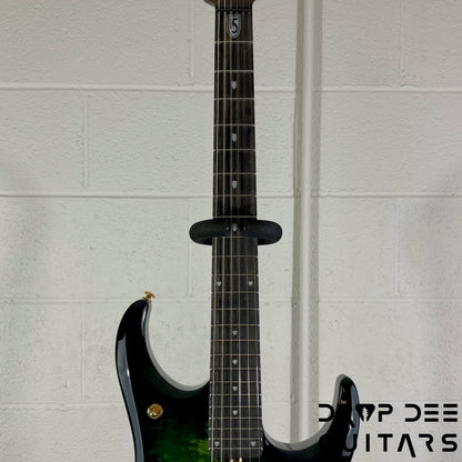 Ernie Ball Music Man BFR JP15 Electric Guitar w/ Case - Toxic Sludge