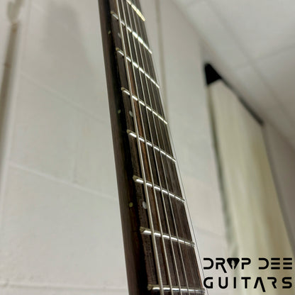 Ibanez Standard RGD721FA Baritone 7-String Electric Guitar - Stained Wine Red Burst Flat