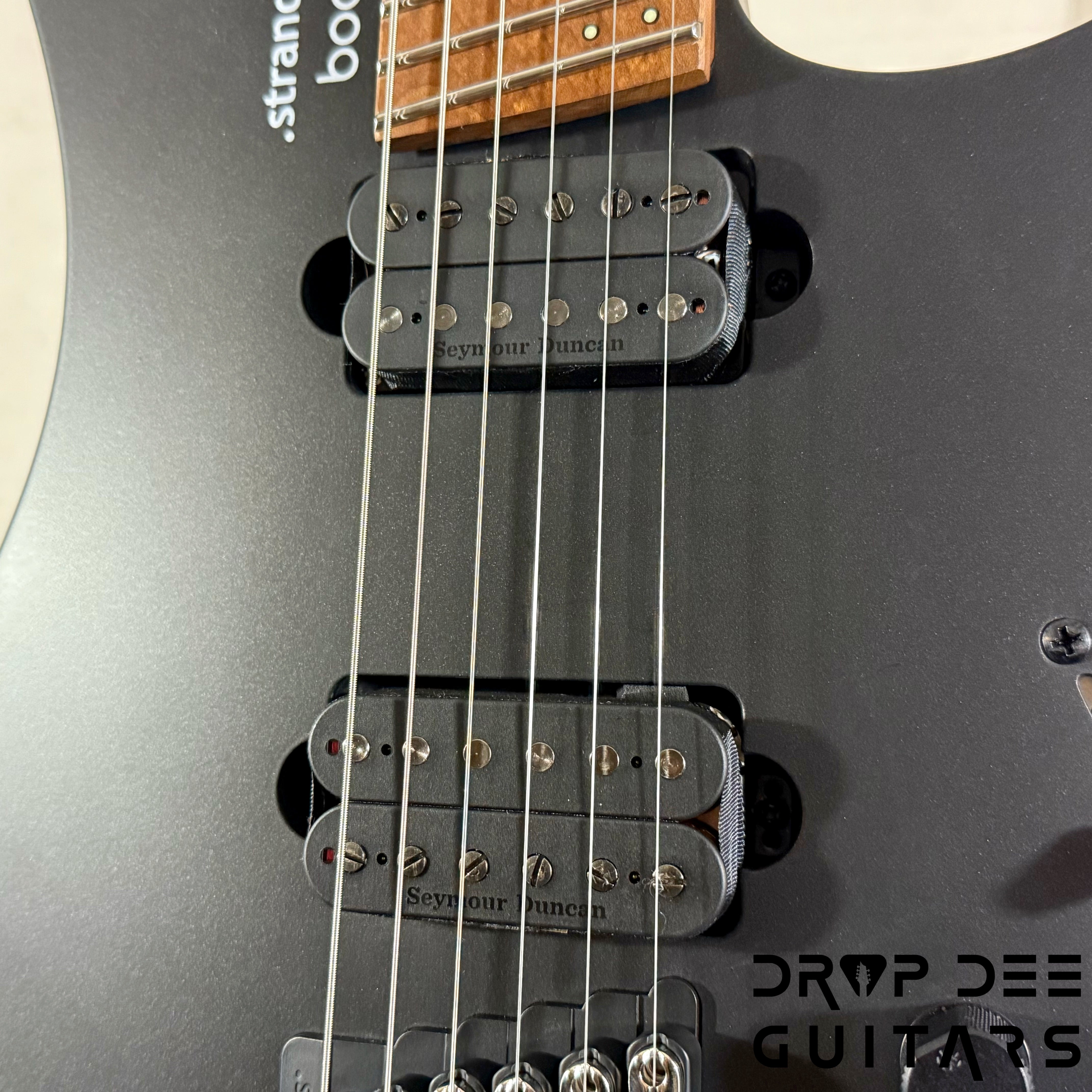 Strandberg Boden Standard N2.6 Multiscale Headless Electric Guitar w/ Bag - Black Satin Metallic